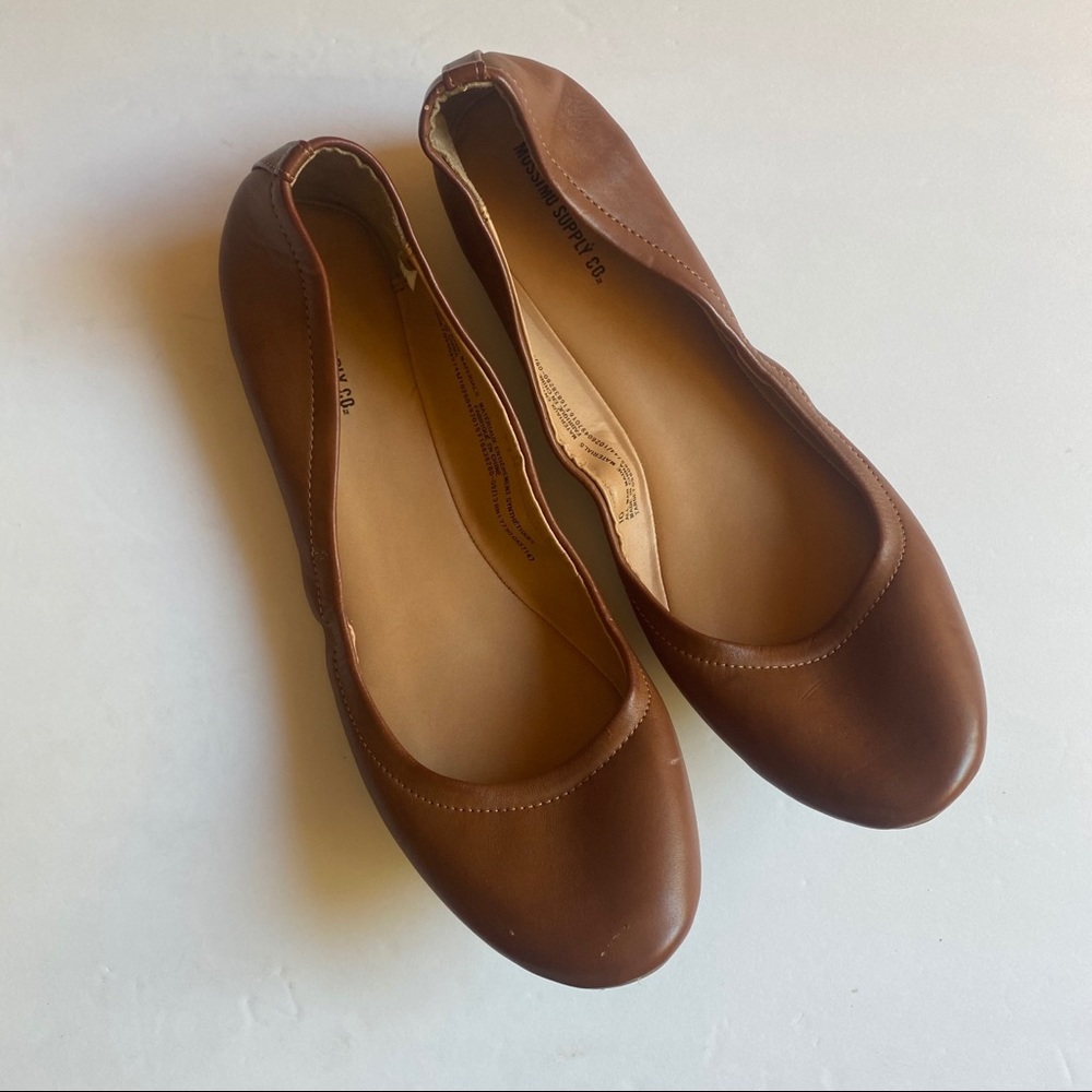 Mossimo Brown Ballet-Style Flats